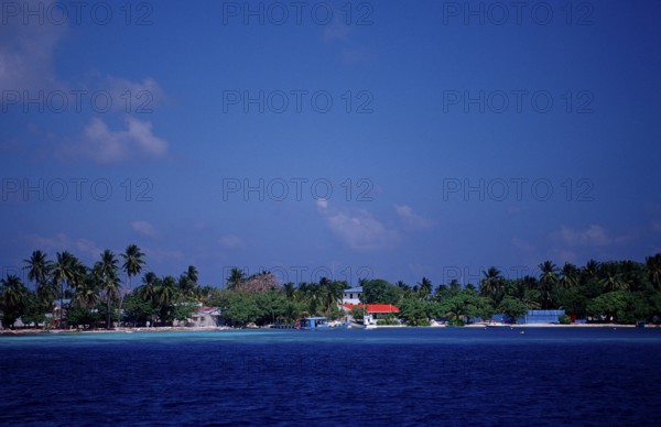 Maldives Island Rhasdoo, Native Island, Maldives, Indian Ocean, Rasdhoo Atoll, Asia