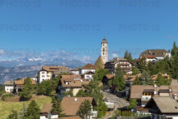 View over Deutschnofen, Nova Ponente, Dolomites, South Tyrol
