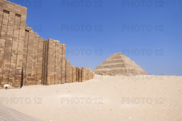 Saqqara contains the oldest complete stone building complex known in history, the Pyramid of