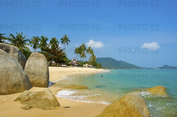 Lamai Beach, Ko Samui Island, Thailand, Southern Thailand, Palm Beach, Palm Trees, Asia