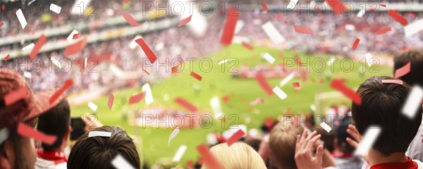 Fan Supporter Stadium Celebrating
