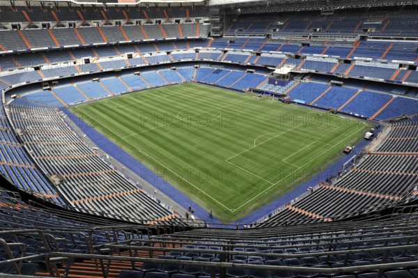 Estadio Santiago Bernabéu, football stadium of the Spanish club Real Madrid, 80354 seats, Madrid,