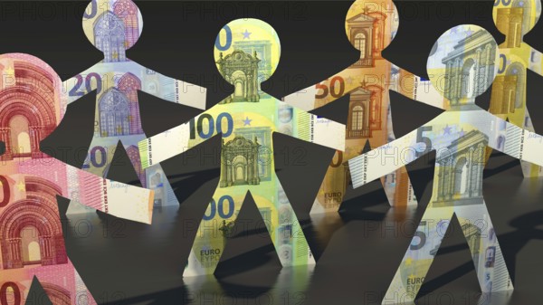 Symbolic image on the topic of income inequality