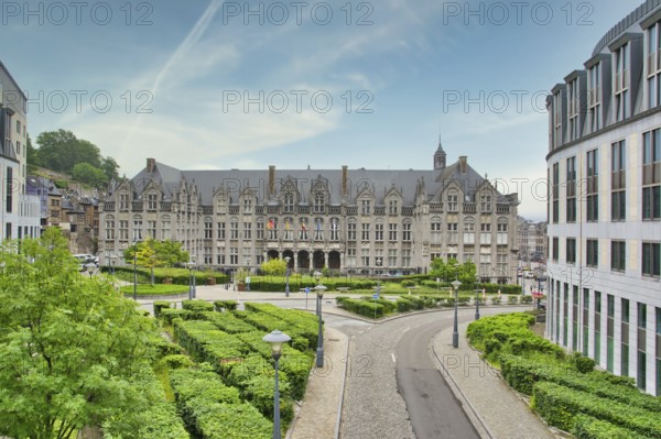 Liege, Belgium, June 2021: View on Palais Provincial in Liege, Belgium, Europe
