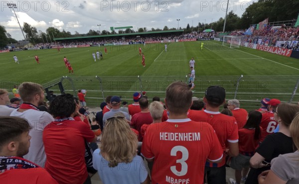 The Heidenheim fans saw their team play a good game and a deserved 4:0 victory in the match for the