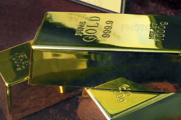 Gold bar, 1000 gram fine gold 999.9, Germany, Europe
