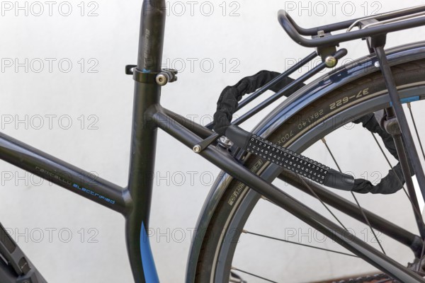 Bicycle with combination lock