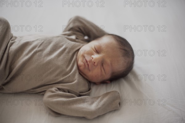 Portrait new born sleeping