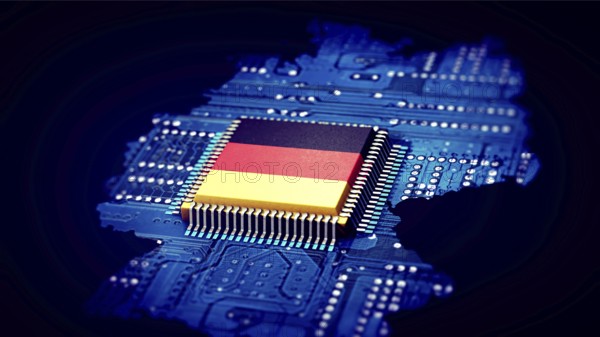 Symbolic image on the topic of digital development in Germany