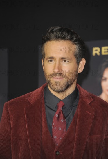 Ryan Reynolds at the World Premiere of Netflix's 'Red Notice' held at the L.A. LIVE in Los Angeles,