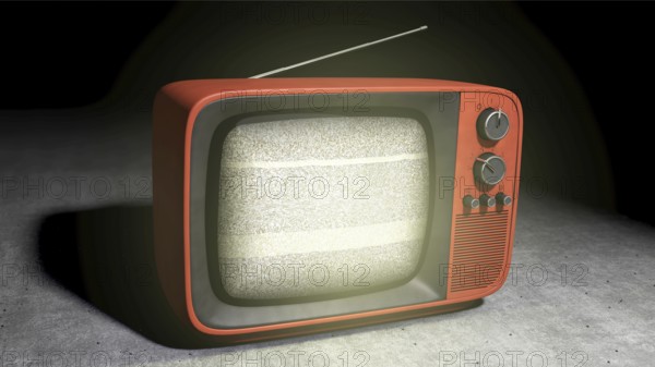 Symbolic image on the subject of programme closure, picture interference, etc