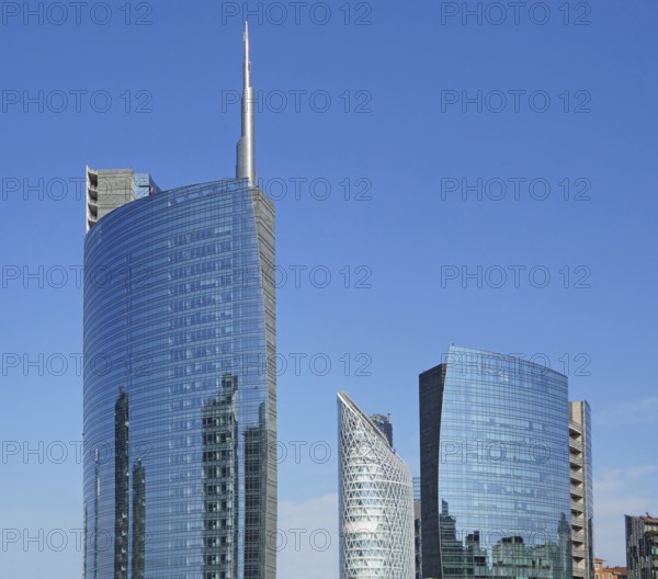 Torre Unicredit tower block, Torre Unipol, Porta Nuova, Milan, Lombardy, Italy, Europe