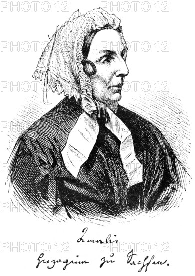Amalie von Sachsen or Amalie Heiter or A. Serena, 1794-1870, Princess of Saxony, composer, writer