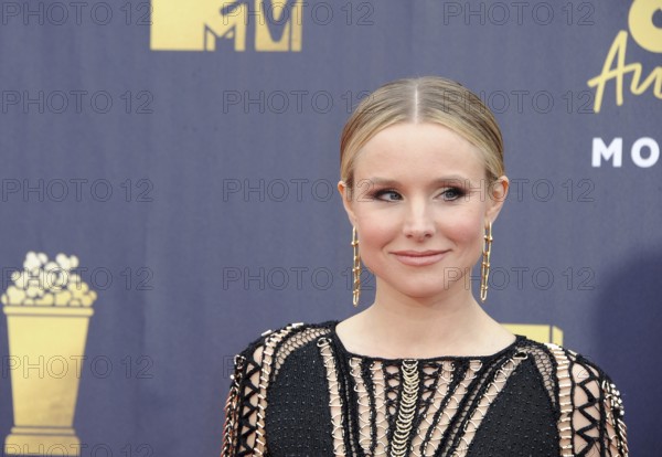 Kristen Bell at the 2018 MTV Movie And TV Awards held at the Barker Hangar in Santa Monica, USA on