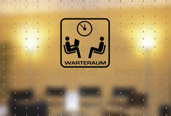 Waiting room in a doctor's practice
