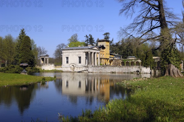 Roman Baths, Sanssouci Park, Potsdam, Brandenburg, Germany, Europe