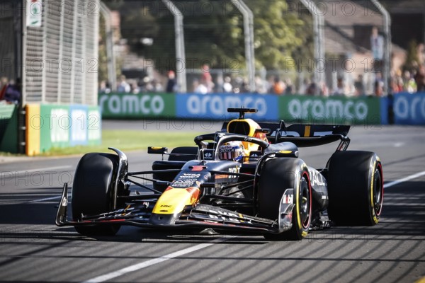 MELBOURNE, AUSTRALIA, MARCH 22: Max Verstappen of the Netherlands drives the Oracle Red Bull Racing