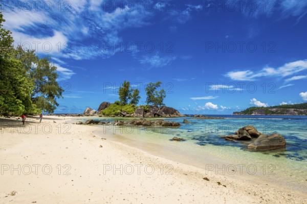 Anse L'Islette Beach, Mahe, Republic of Seychelles, Indian Ocean