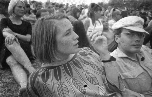 Here the 3rd Festival for Chanson and Folklore on 26. 5. 1966 at Waldeck Castle. Burg Waldeck: The