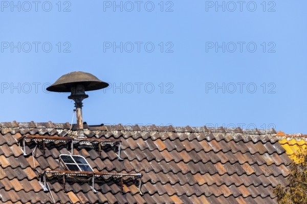 Motor siren Siren on the roof for alerting and warning