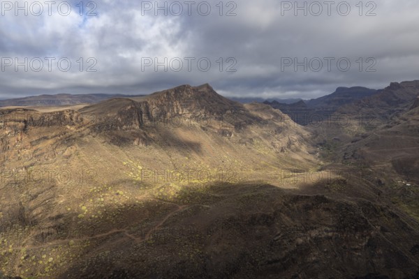 View of the mountains in the Parque Natural de Pilancones, Mirador Astronómico de la Degollada de