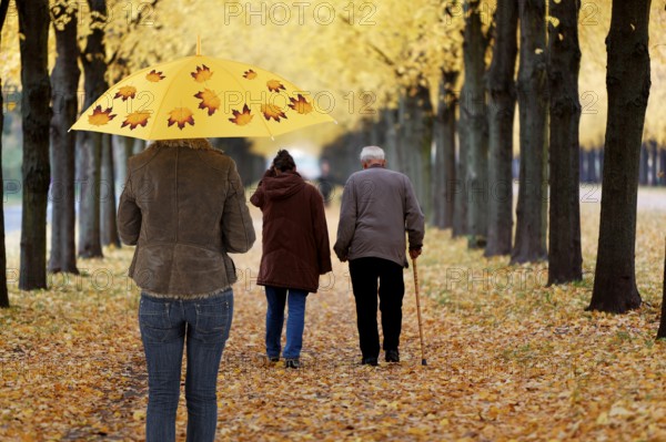Autumn walk, Hanover, Lower Saxony, Germany, Europe
