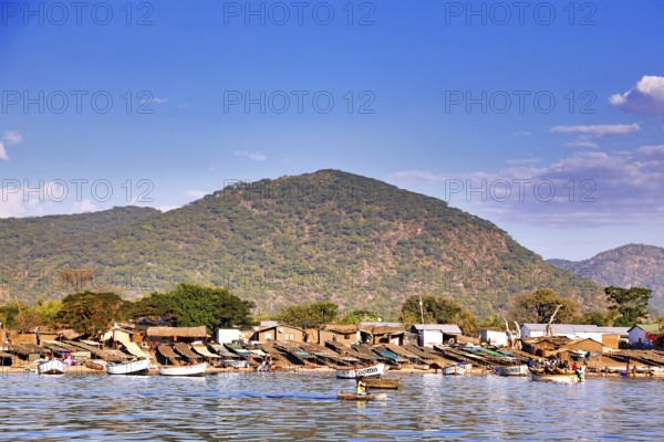 Leben am Malawi-See, Cape Mc Clear, Malawi, Africa