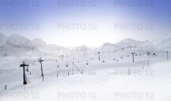 Pas de la Casa ski resort of Andorra in Grandvalira sector