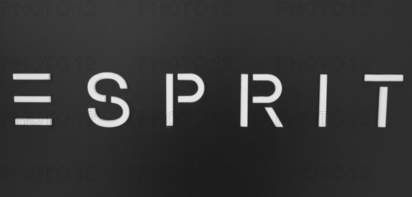 ESPRIT brand logo, black and white, Roermond, Netherlands