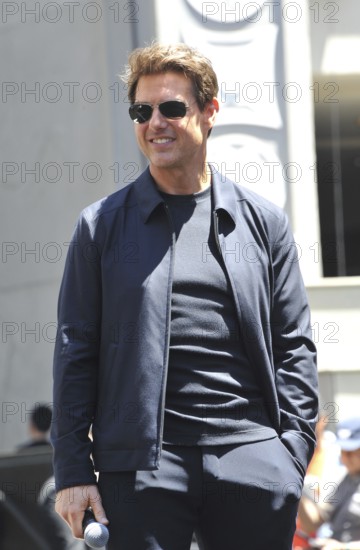 Tom Cruise at Universal Celebrates The Mummy Day With 75-Foot Sarcophagus Takeover At Hollywood And