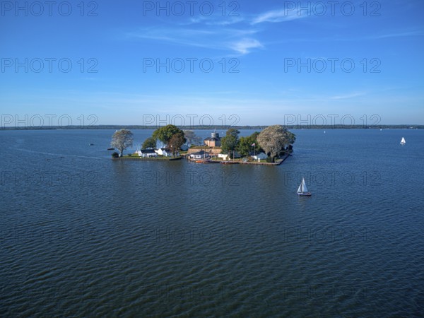 Wilhelmstein is an artificial island in lake Steinhuder Meer with an area of 12, 500 square meters,