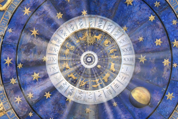 Astrological zodiac background. Vintage illustration art, grunge design. Concept of destiny,