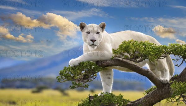 AI generated, animal, animals, mammal, mammals, biotope, habitat, a, individual, foraging,