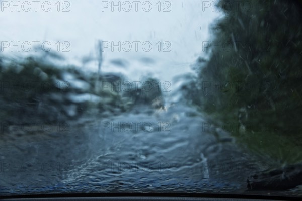 Storm on the B6 near Meissen
