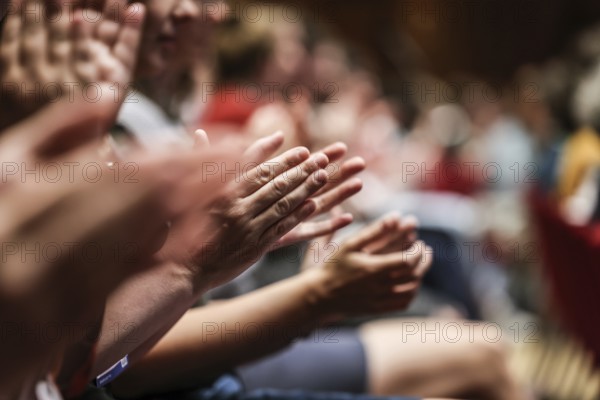 Applause, clapping hands, applauding audience, audience in a hall applauding, Cologne, North