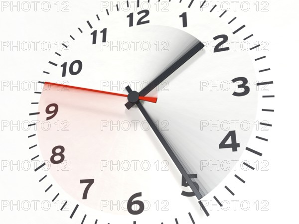 Fast running clock - time flies