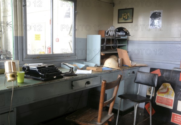 Workplace in a decommissioned GDR company