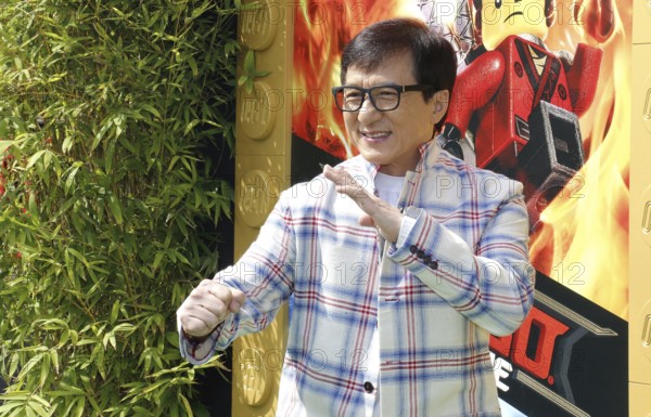 Jackie Chan at the Los Angeles premiere of 'The LEGO Ninjago Movie' held at the Regency Village