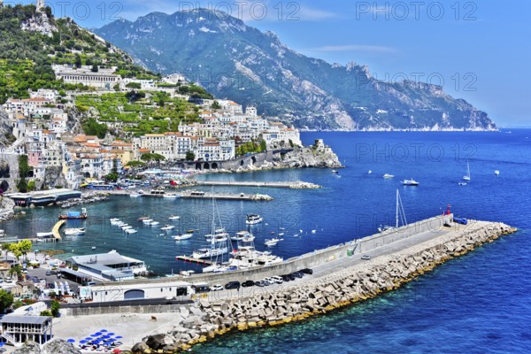 Amalfi in the province of Salerno, Campania, Italy, Europe