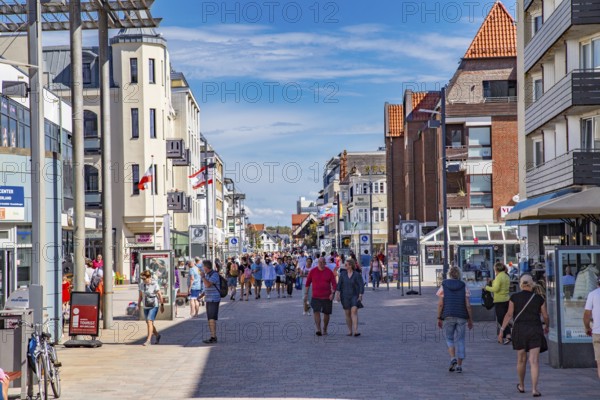 Friedrichstraße pedestrian zone, Westerland, Sylt