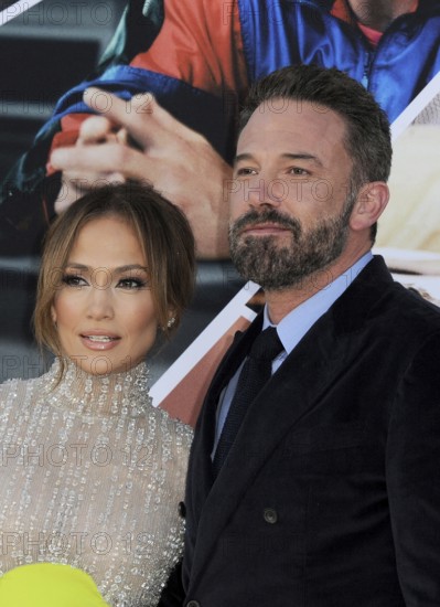 Jennifer Lopez and Ben Affleck at the Amazon Studios' World premiere of 'AIR' held at the Regency