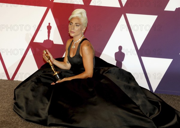 Lady Gaga at the 91st Annual Academy Awards, Winners Room held at the Hollywood and Highland in Los