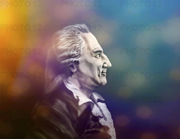 Giacomo Girolamo Casanova, 1725 – 1798, Italian adventurer and author, digitally edited