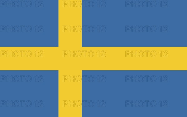 Flag of Sweden, Vector illustration