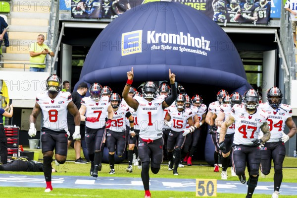 European League of Football, ELF/ Game: Helvetic Mercenaries at Stuttgart Surge on 30. June. 2024,