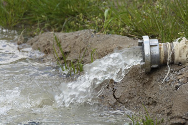 Close-up of water hose