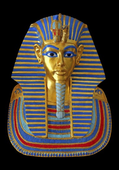 Tutankhamun, Golden death mask, Egypt, Ancient Egyptian god, Africa