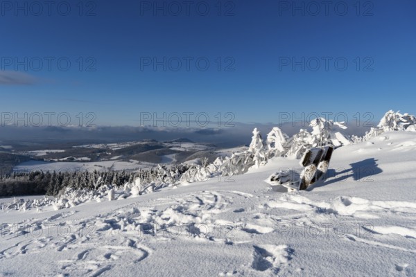 Winter landscape in the centre of Germany - the Wasserkuppe in the Rhön8