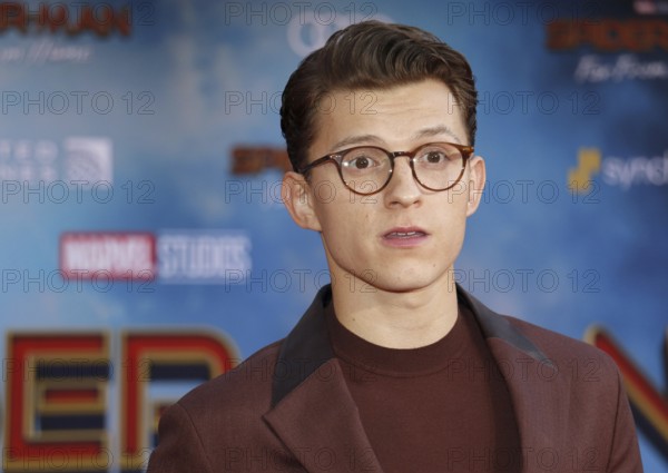 Tom Holland at the World premiere of 'Spider-Man Far From Home' held at the TCL Chinese Theatre in