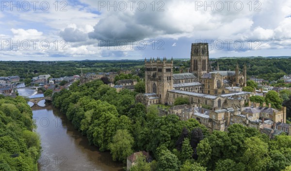 Durham Cathedral is a cathedral in the historic city center of Durham, England, UK. The Durham